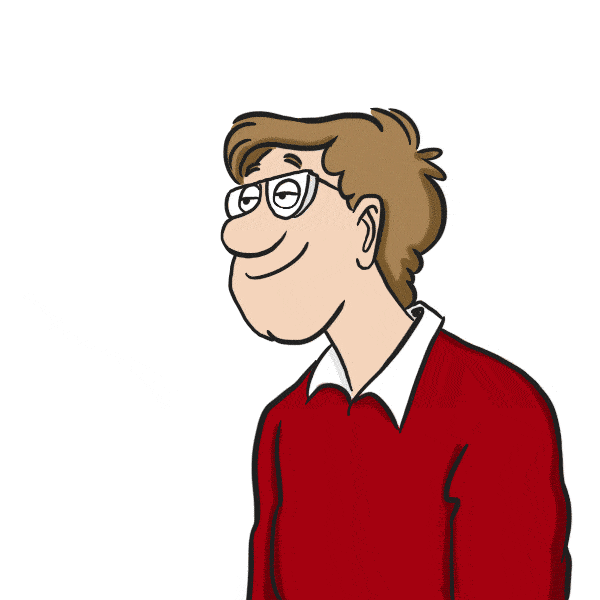 John sneezes his glasses off