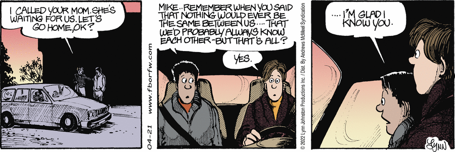 A strip from Lawrence's story