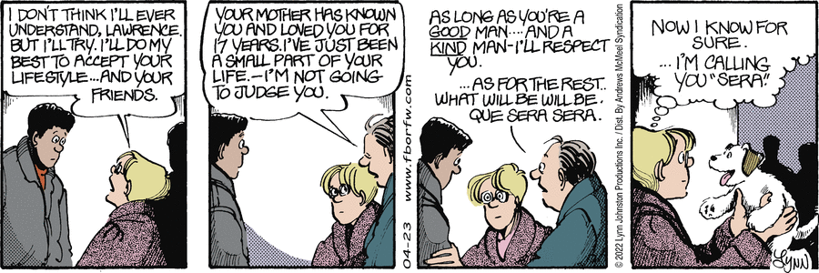 A strip from Lawrence's story