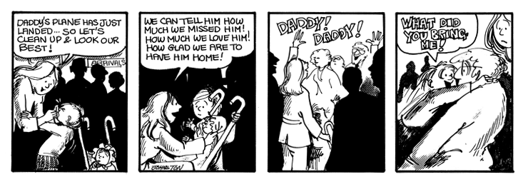 Michael asks John what John brought him.