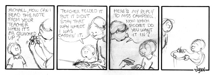 An unfinished strip.