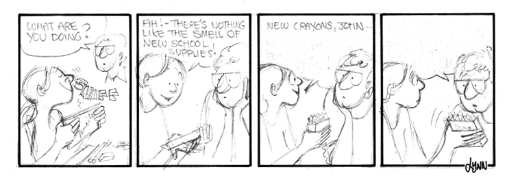 An unfinished strip.