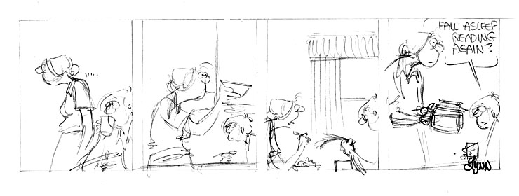 An unfinished strip.